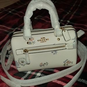 COACH MICRO-ROWAN CROSSBODY W/DANDELION PRINT